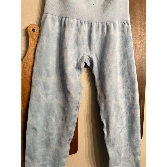 NVGTN blue camo leggings size Small - Picture 3 of 5